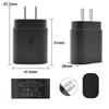 45W Fast Charger for Samsung S24 - Compatible with EU, US, and UK Standards