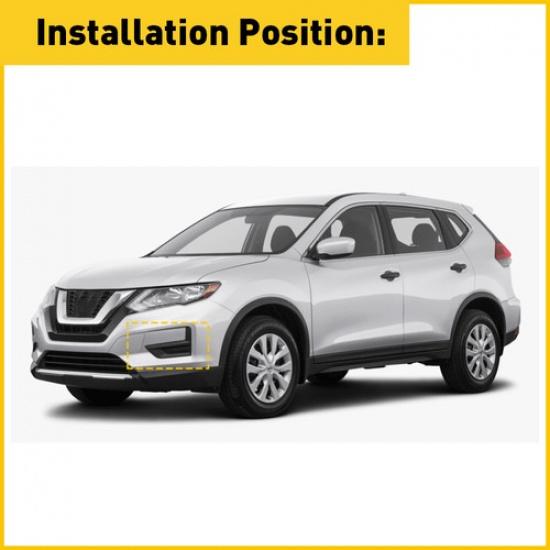 Fog Bezel Light Cover Left Side For Driver 622576FL0A Nissan Rogue 2017-