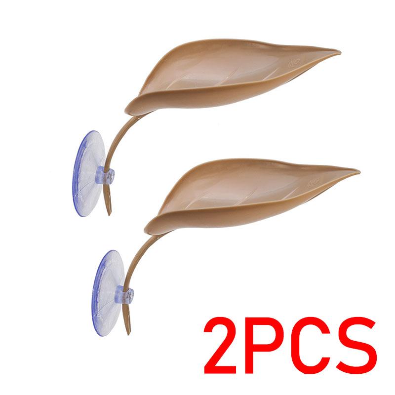Reptile Basking Area Resting Terrace Frog Habitat Leaf Suction Cup Tank Accessories Simulated Leaves for Geckos SYXZS01