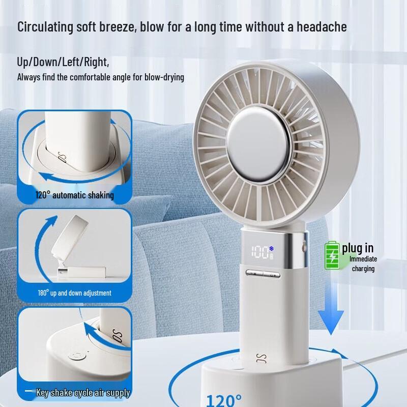 Xiangwu Portable Foldable Handheld & Neck Fan