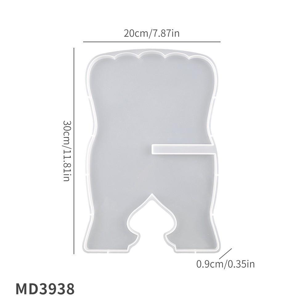 Unique Design Epoxy Resin Mold DIY Tool Reading Rack New Book Holder Mold Desk Decoration