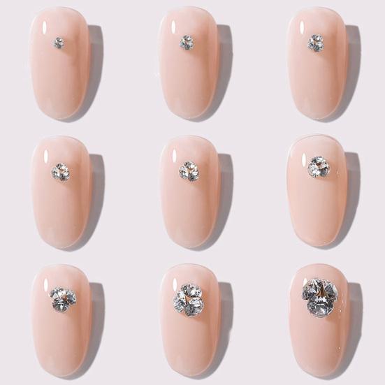 Zarif Tırnak Süsleme Sivri Taban Cam DIY