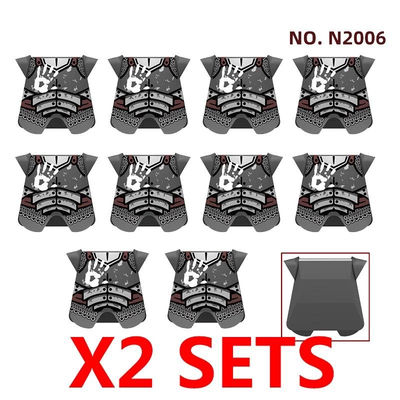 MOC Medieval Red Lion Black Eagle Castle Soldier Knight Horse Mount Building Block Military Figure Vest Armor Flag Toy Gift B036