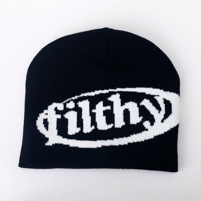 Autumn and Winter Single Product Multi-color Letter Knitted Hat Popular Hip-hop Street Hat Men's and Women's Sports and Leisure Cold Hat