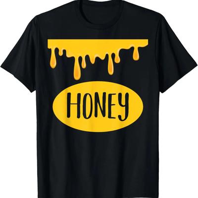 Honey Jar Funny Lazy Matching Costume Honeypot T-Shirt