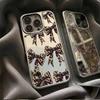 Fashion leopard print bow multifunctional makeup mirror phone case suitable for iPhone 17 16 15 14 13 12 11 Pro/Max/Plus