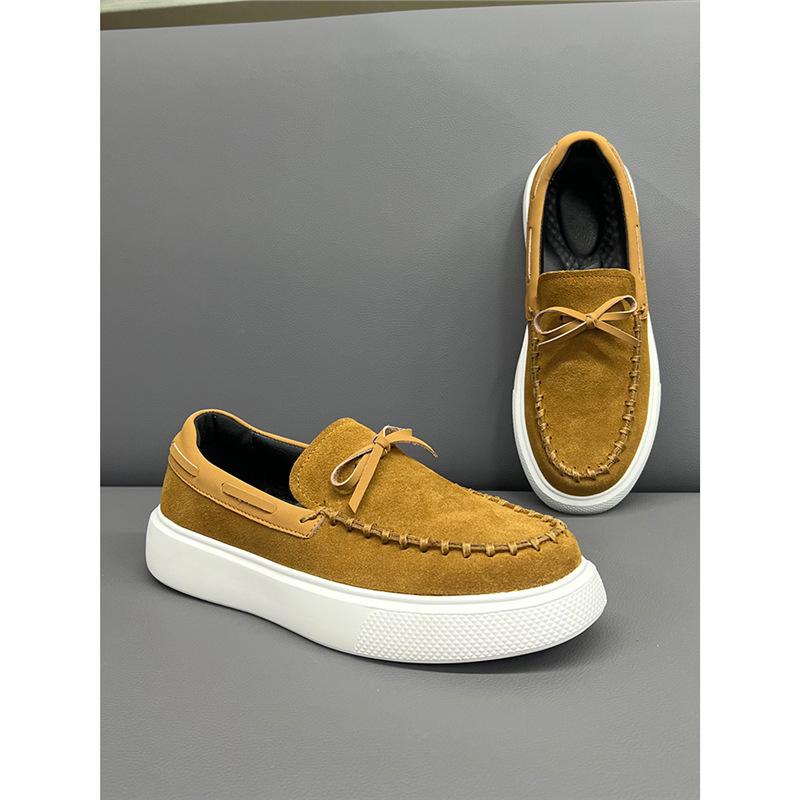 High-end Anti-fur Loafer Beanie Shoes Lazy Summer Breathable Leisure Board Bc
