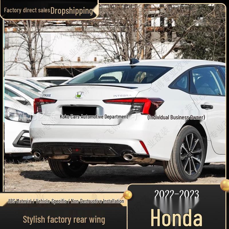 

Задний спойлер/диффузор для Honda Civic 11-го поколения 2022-2023, версия Phantom Night Unpainted