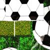 Decorative Football Tablecloth, Waterproof PE Design, Rectangular Tables Football Field Background Cloth, for Party Decorations