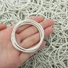 Durable High Elastic White Cowhide Rubber Bands for Office and Industrial Use