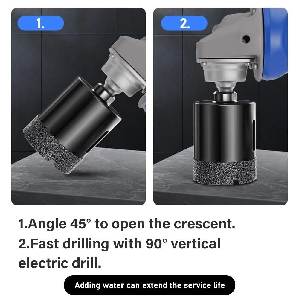 M10 Thread Hole Saw Cutter Dry Drill Bit  For Porcelain/Tile Marble/Glass/Granite