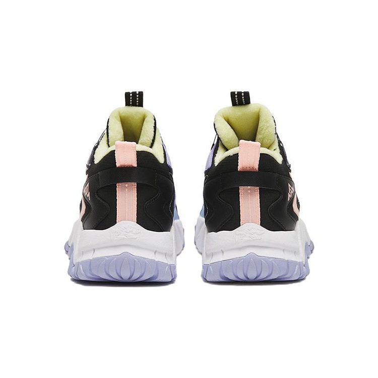 Anta Kids Summit 2.0 Non-Slip Wear-Resistant Warm Casual Shoes Kids Casual Shoes Black Blue 322246973-8