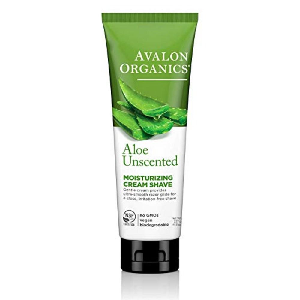 

Увлажняющий крем для бритья Avalon Organics с алоэ без запаха, 227 г, 1 упаковка
