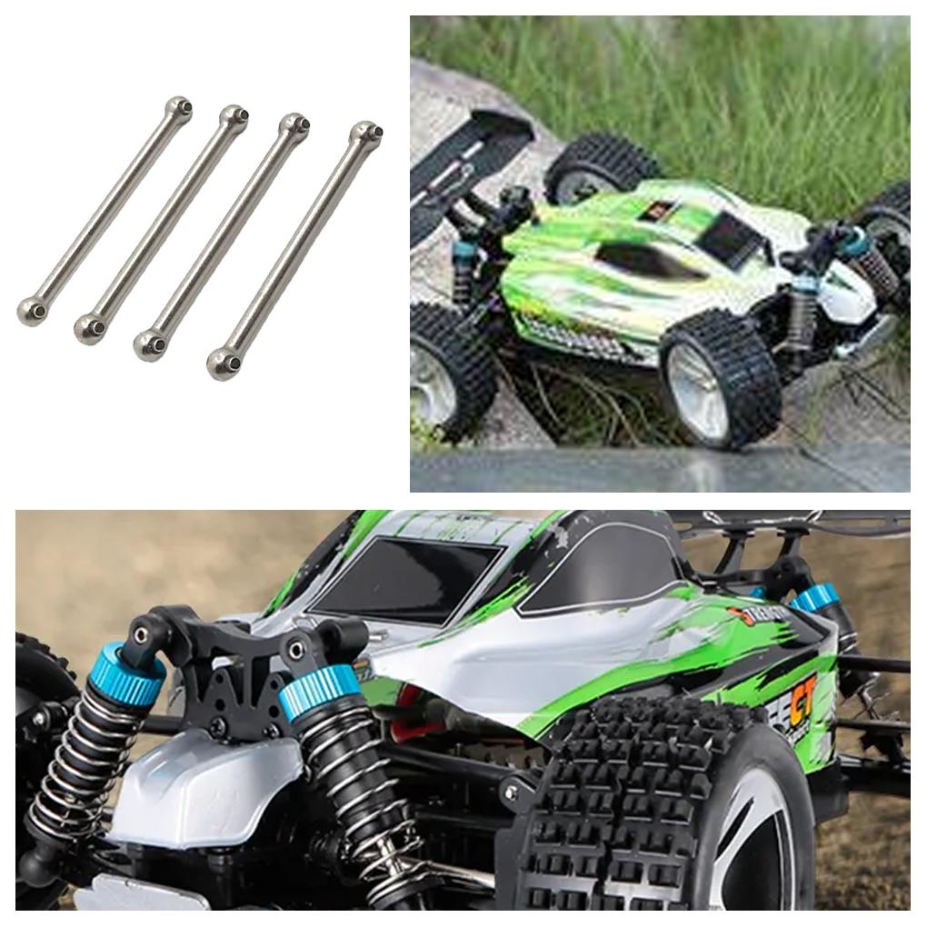 4x Metal RC Car Dog Bone Drive Shafts Repair Part For 1/18 A949 Driveshaft Repair Part