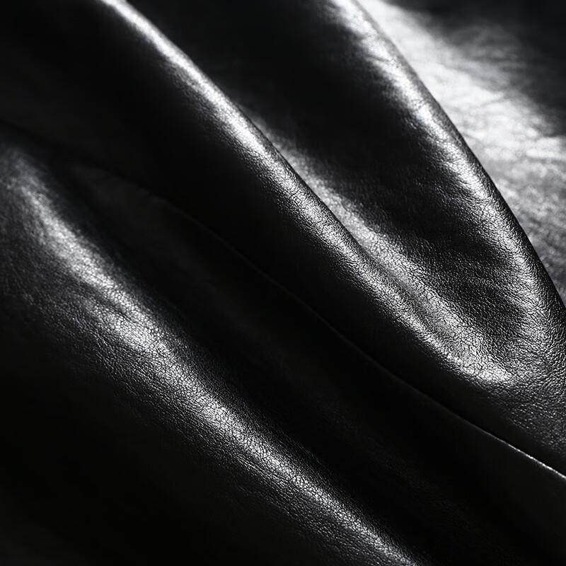 Tatu Women's Faux Leather Round Neck Vest