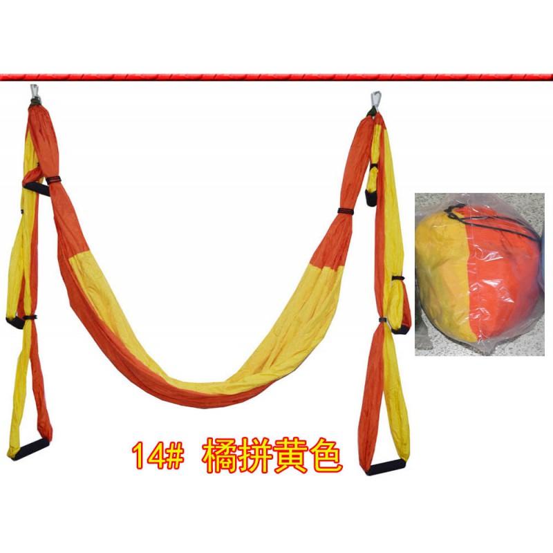 Aerial Yoga Hammock With Locking Carabiners Nylon Anti-Slip Suspension Strap Inversion Therapy Fitness Training