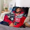 HD Juice WRLD 999 3D Legende Rapper Star Weiche Plüschdecke, Flanell-Überwurfdecke für Wohnzimmer Schlafzimmer Picknick Bett Sofa Abdeckung