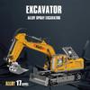 Non-Toxic Rc Car 17Ch Remote Control Construction Excavator Vehicle Children'S Wireless Crawler Multifunctional Trcuk Toys For Children Gifts