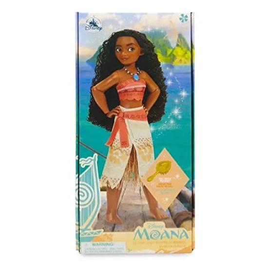 Disney Moana Classic Doll 2021 with Hairbrush Accessory Moana Classic Doll 10 [Used] – 1/2''
