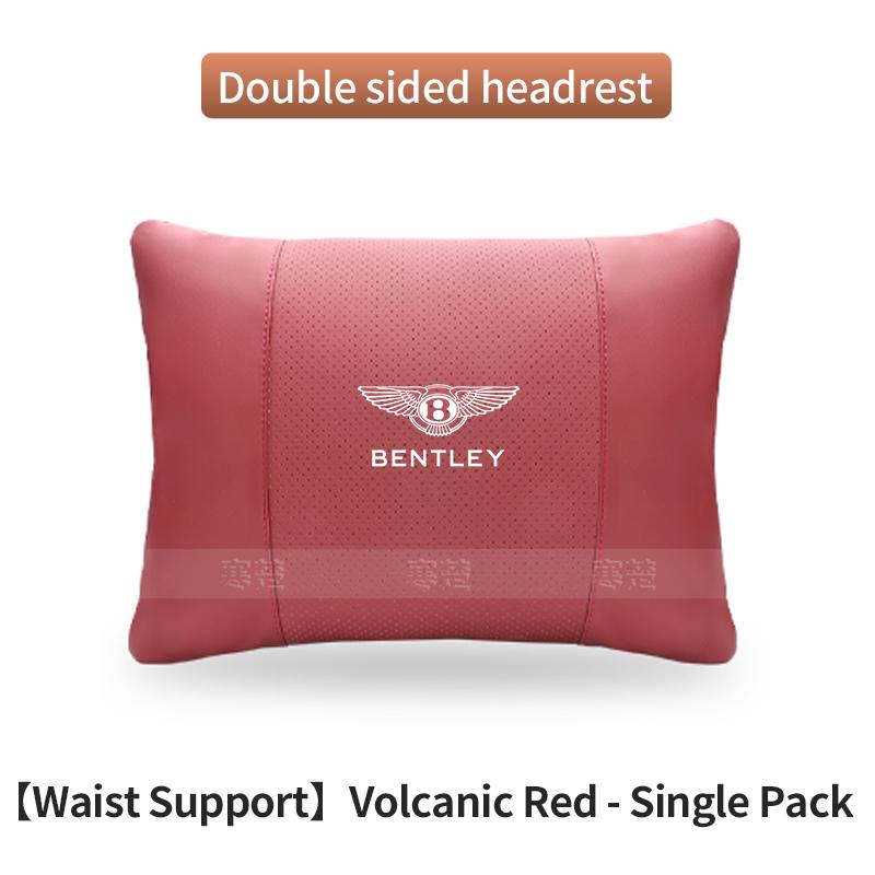 For Bentley Continental GT MULLINER Bentayga Flying Hurtling Spurlogo Car Headrest Neck Support Lumbar Cushion Soft Neck Pillow