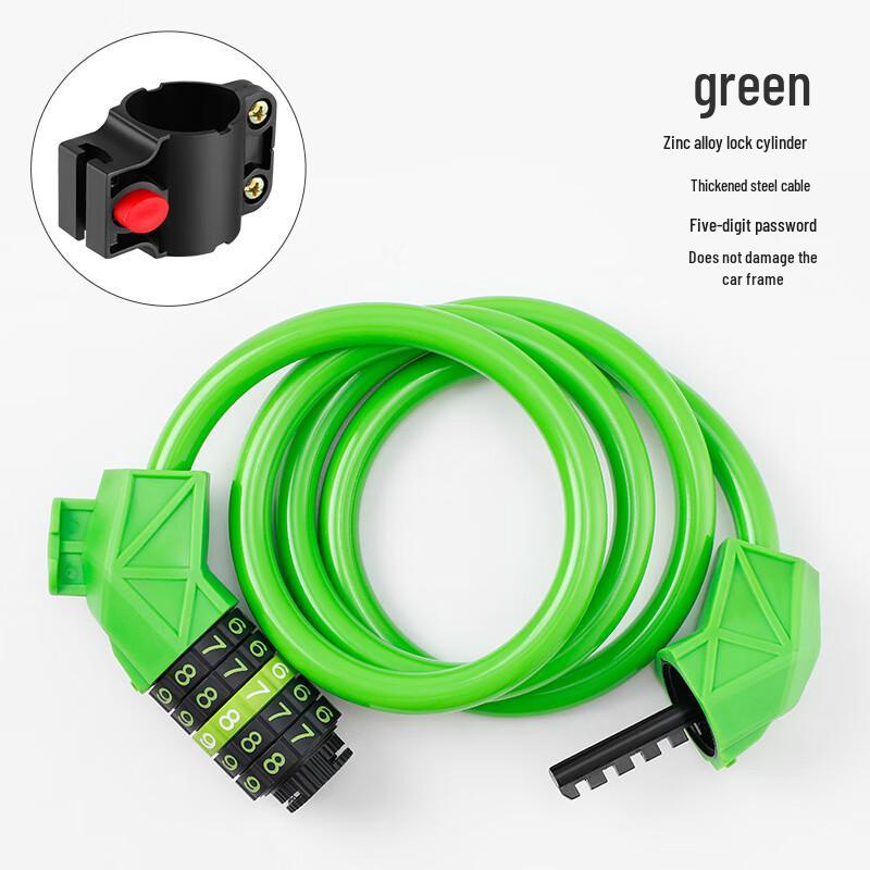 GEETHA 5-Digit Portable Anti-Theft Bicycle Combination Lock