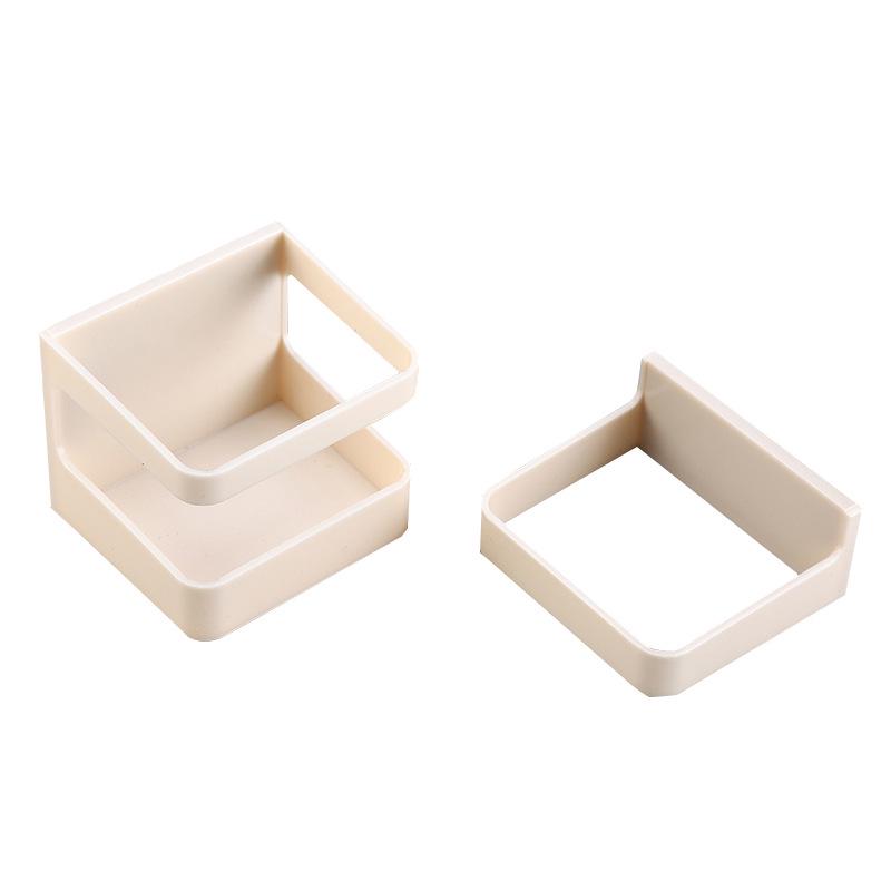 Настенная самоклеящаяся стойка для хранения зонтов без сверления для маленьких солнцезащитных зонтов бежевый