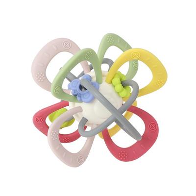 Happy Play silikonblommabitring för spädbarn Koreanska barnleksaker