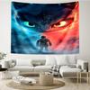 Energetic Alien Character  Tapestry, Unique Design Tapestry, Wall Decor for Bedroom,Livingroom, Playroom,Heartwarming Fan Holiday Gifts