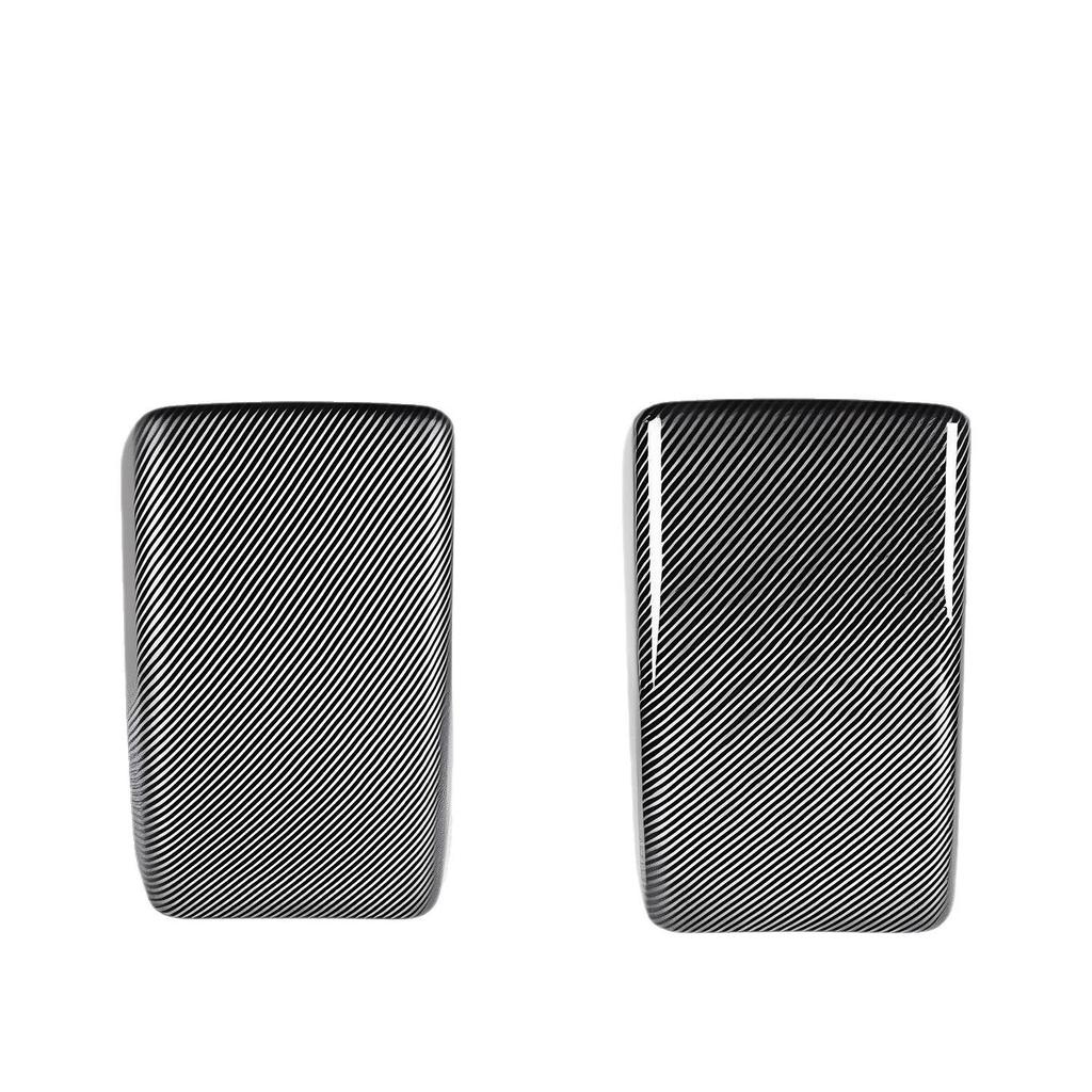 Tesla Model 3/Y Carbon Fiber Armrest Box Cover & Air Vent Protector