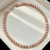 Handmade Imitation Pearl Fresh & Sweet Necklace with Light Luxury No-Buckle Design