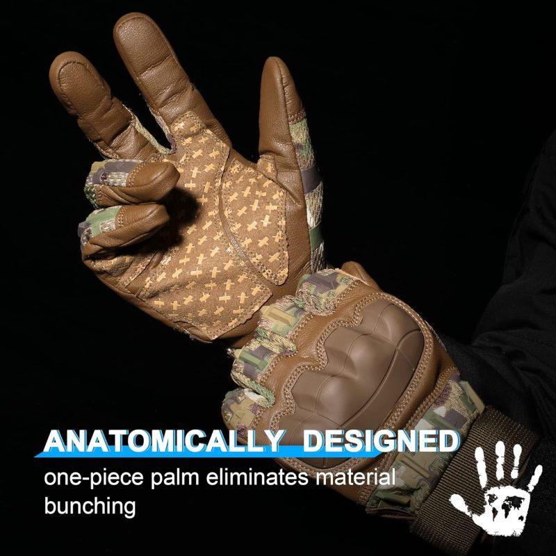 Rubber Guard Tactical Gloves for Men Touchscreen Airsoft Motorcycle Hunting Outdoor