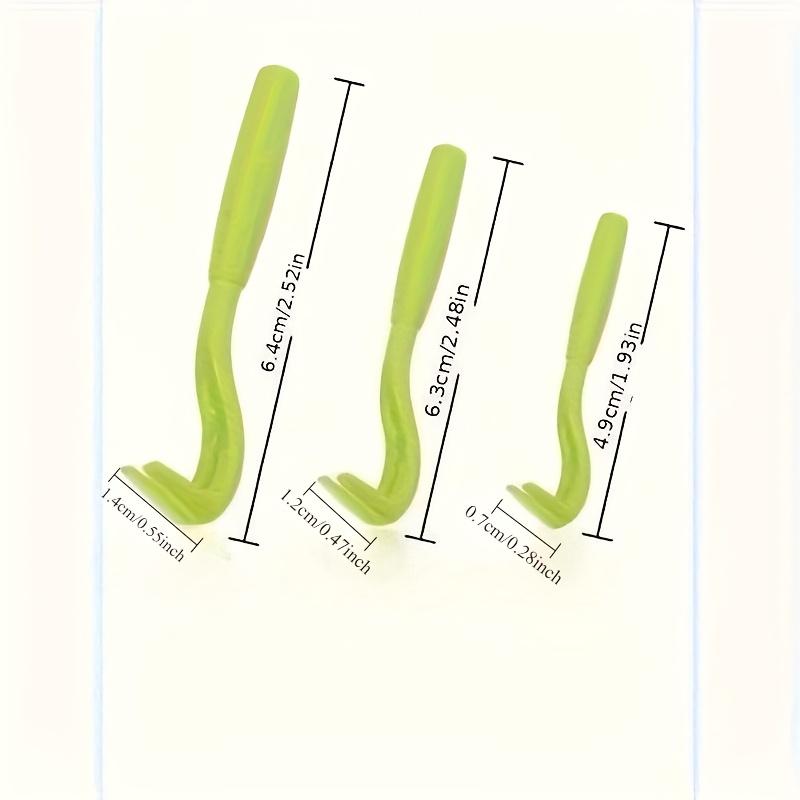 3 Stück Haustier Läuseentfernungs-Werkzeugset für Hunde, Katzen & Menschen Einfach zu bedienende Kunststoff-Läusekämme in verschiedenen Farben Größen Schmerzlose Kopf- Körperentfernung Tragbar