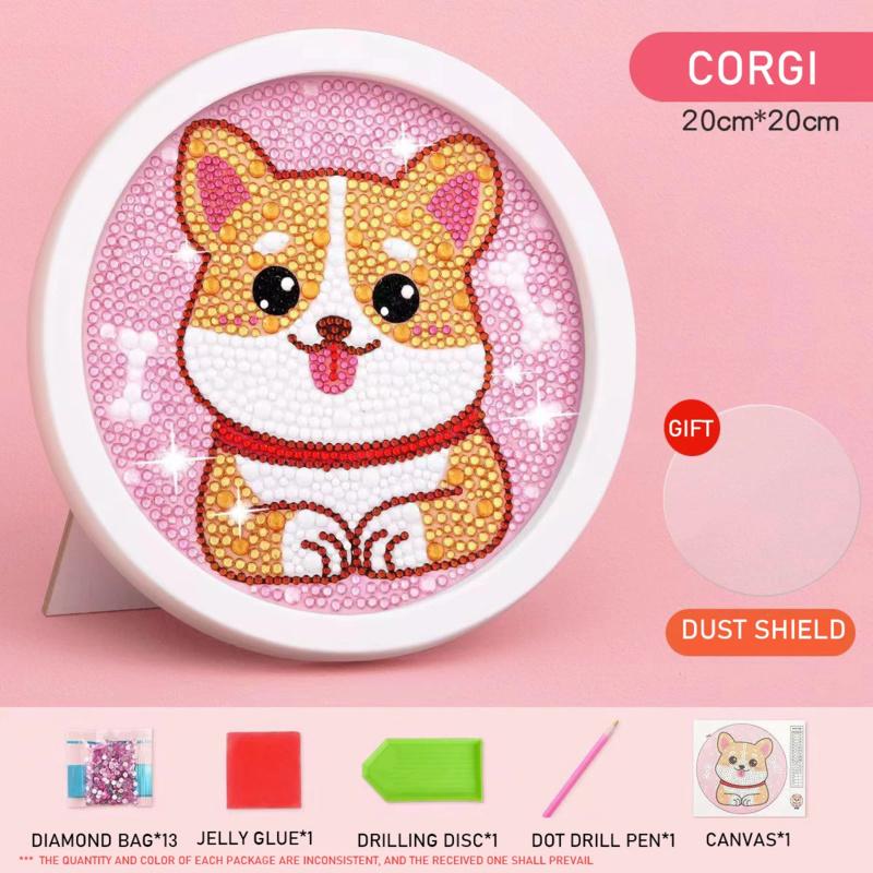 Diamond Sticker Art - Stick-on Diamond Painting Toy for Little Girls Children's DIY Craft - 2025 Diamond Sticker Art New Educati