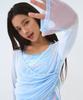 Sonyalebai Airy Mesh Cover-Up Blue