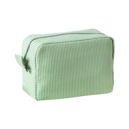 Makeup Bag Solid Color Large Capacity Zipper Closure Cosmetic Pouch Skin Care Product Travel Storage Pouch