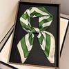 Square Shape Women Scarfs Soft Foulard Bandana New Design Silk Scarf Neck Ties