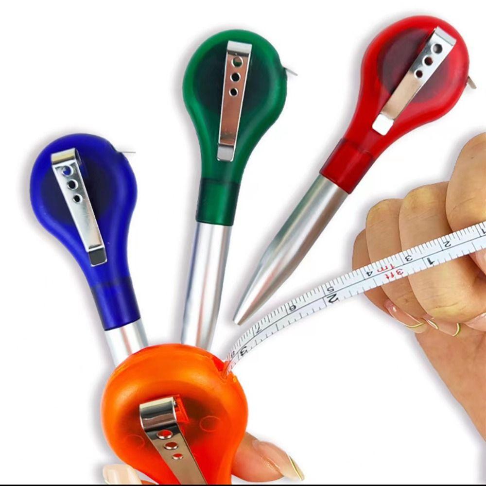 

Signing Ballpoint Pen With 1M Telescopic Ruler Measure Tool Neutral Gel Pen With Ruler School