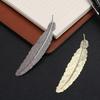 Feather Metal Inspired Bookmark Artistic Detailing Crafting Appreciation Student