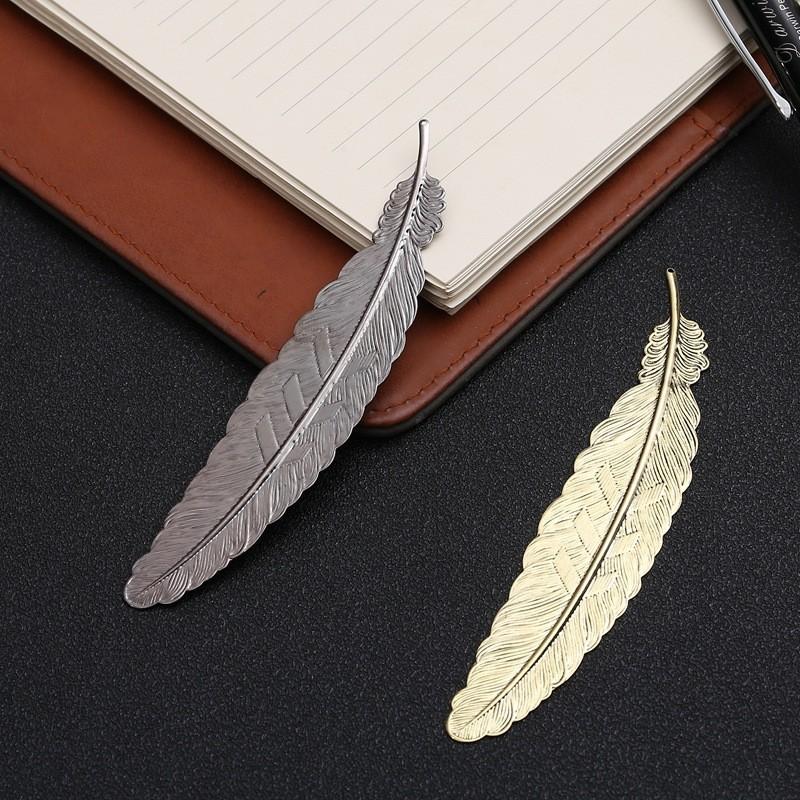 Metal Inspired Feather Bookmark Artistic Detailing Crafting Student Appreciation