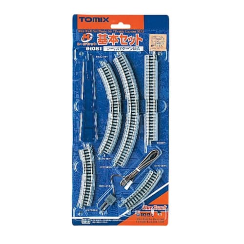 TOMYTEC TOMIX N Gauge Mini Rail Set, Basic Set, MA Pattern 91081, Model Railroad Rail Set