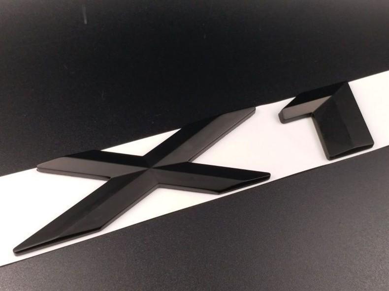 BMW X1/X3/X5/X6 GT Trunk Matte Black Logo Modification Sticker