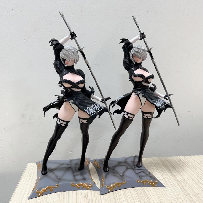 33CM NieR: Automata Yorha Type B 2B YoRHa Type A No.2 A2 Girl figure PVC Action Toy Statue Collection Anime Model Doll Gift