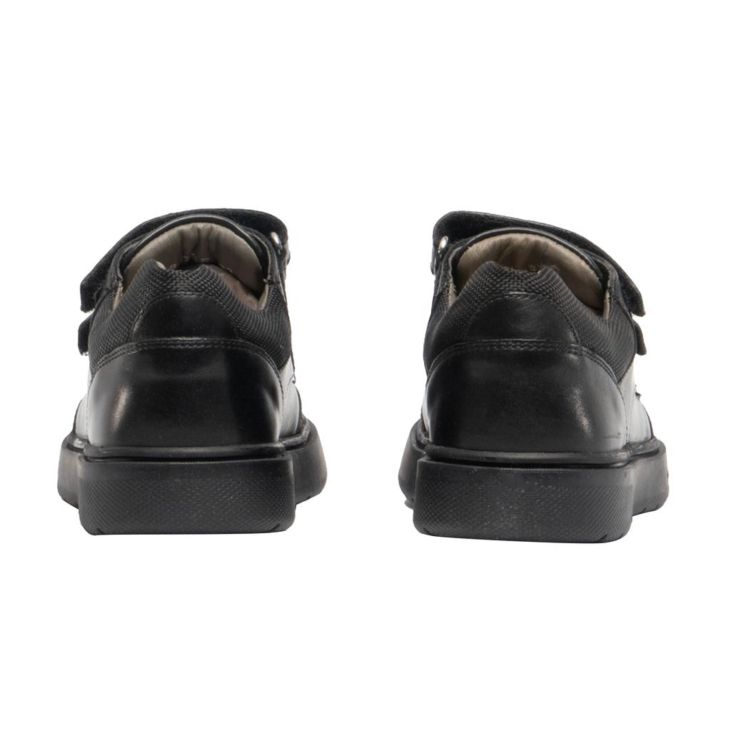 Geox Sapato de Couro com Fecho de Velcro para Meninos J Riddock