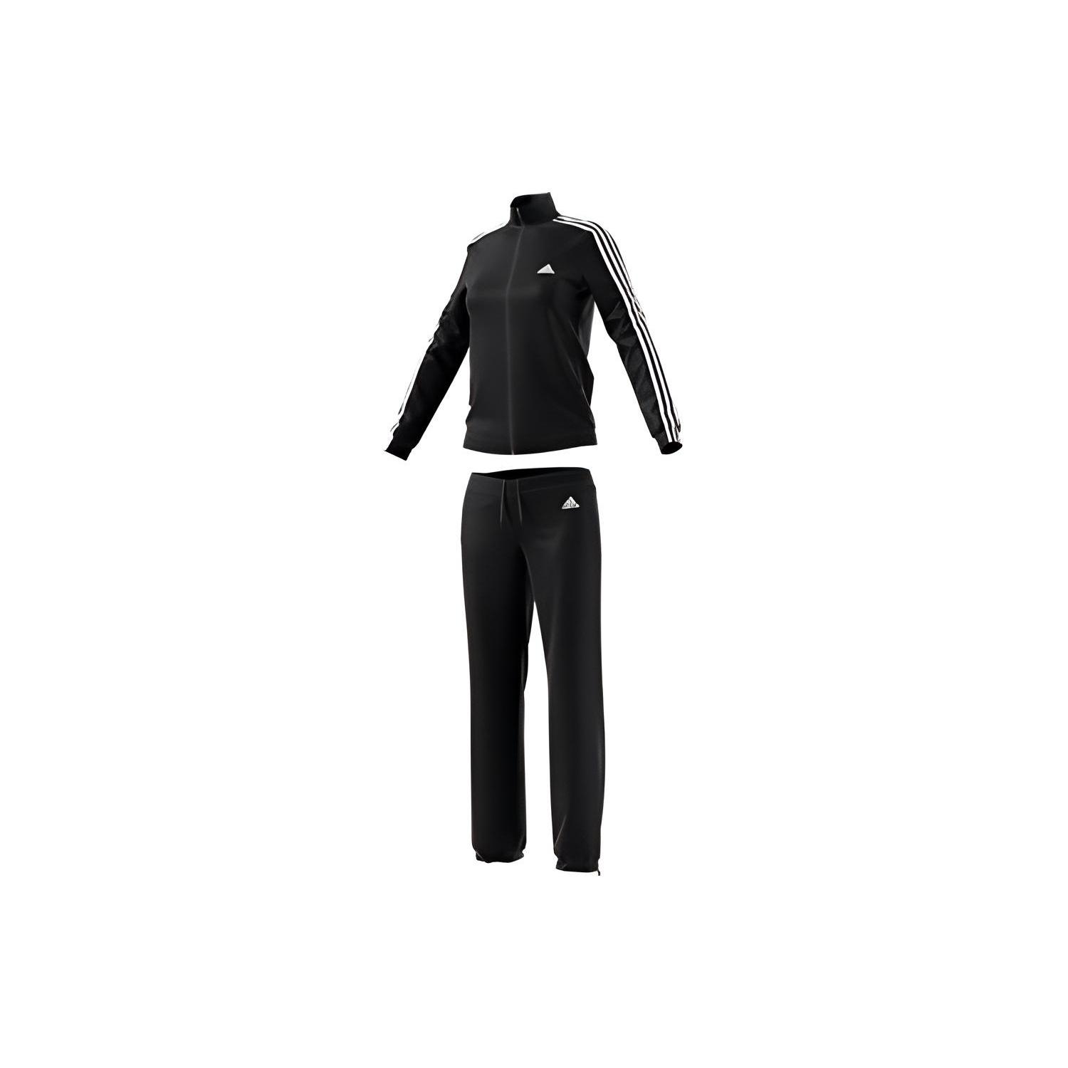 (WMNS) adidas Back to Basics Training Track Suit Asia Sizing Black Women s BK4674 M