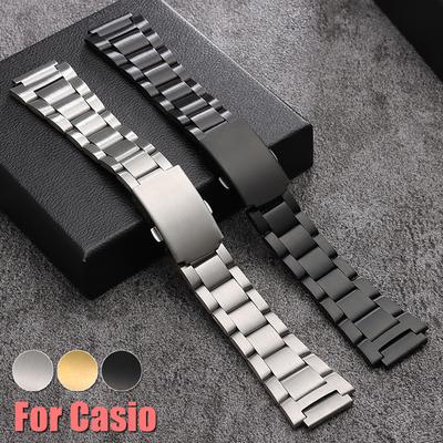 18mm Metal Watchband for Casio F-91W W-218 AE1200/1300 F84 F105/108/A158W/168 Ultra-thin Bracelets Belt Stainless Steel Strap