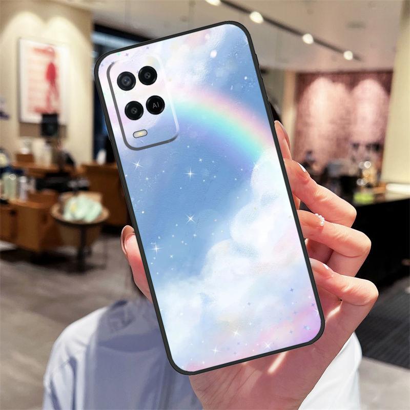 Korean Sunset Scenery Case For Oppo A94 A74 A54 A18 A38 A58 A78 A98 A40 A60 A80 A16 A76 A96 A15 A17 A77 A57S Cover