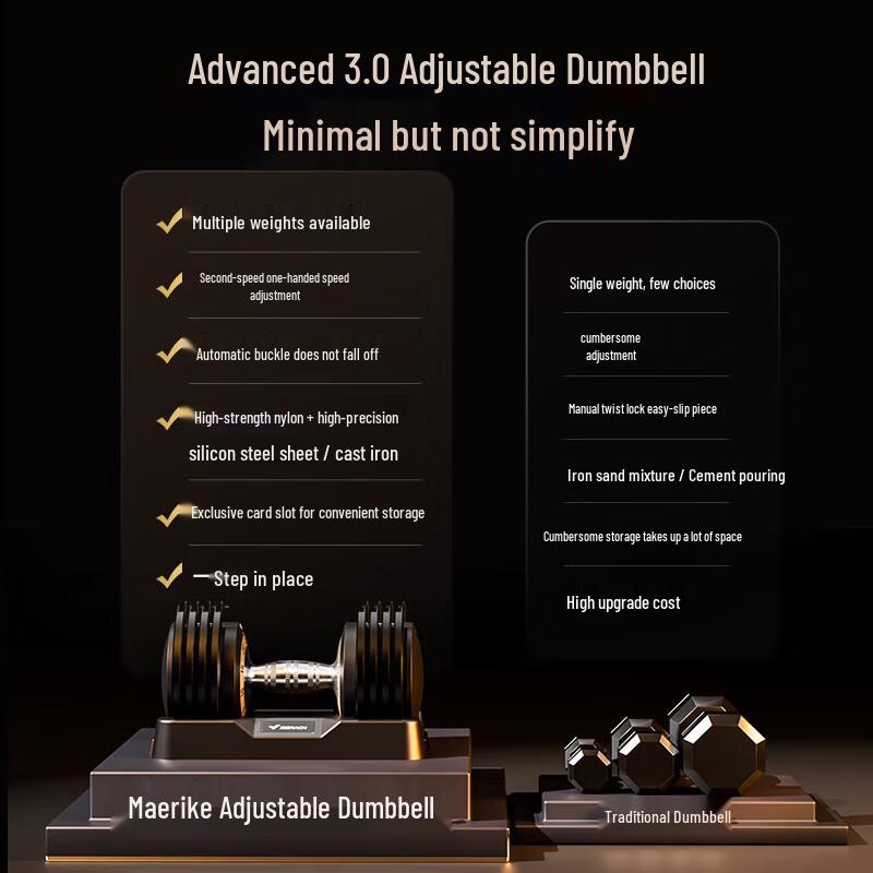 MERACH Adjustable Weight Dumbbell