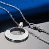 925 sterling silver 16-30 inch exquisite round pendant necklace for women's fashion wedding accessories, jewelry gifts