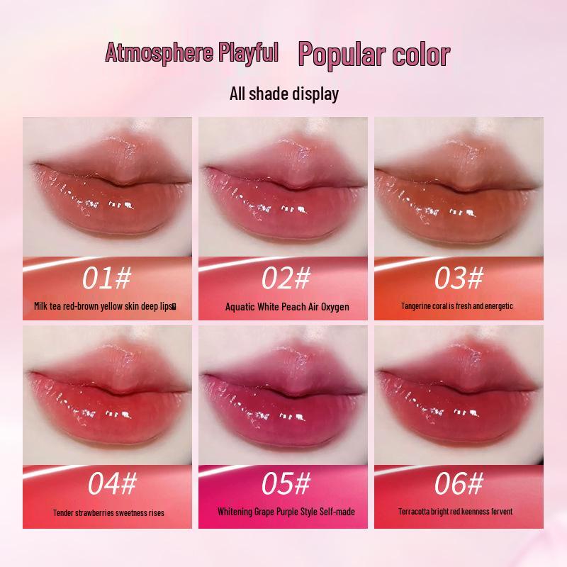 Lifegirls Mirror Light Moisturizing Lip Gloss - Plumping, Age-Defying, Long-Lasting Color for Spring/Summer.