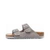 Birkenstock Arizona Unisex Nubuck Leather Casual Stylish Sandals Grey 1020557